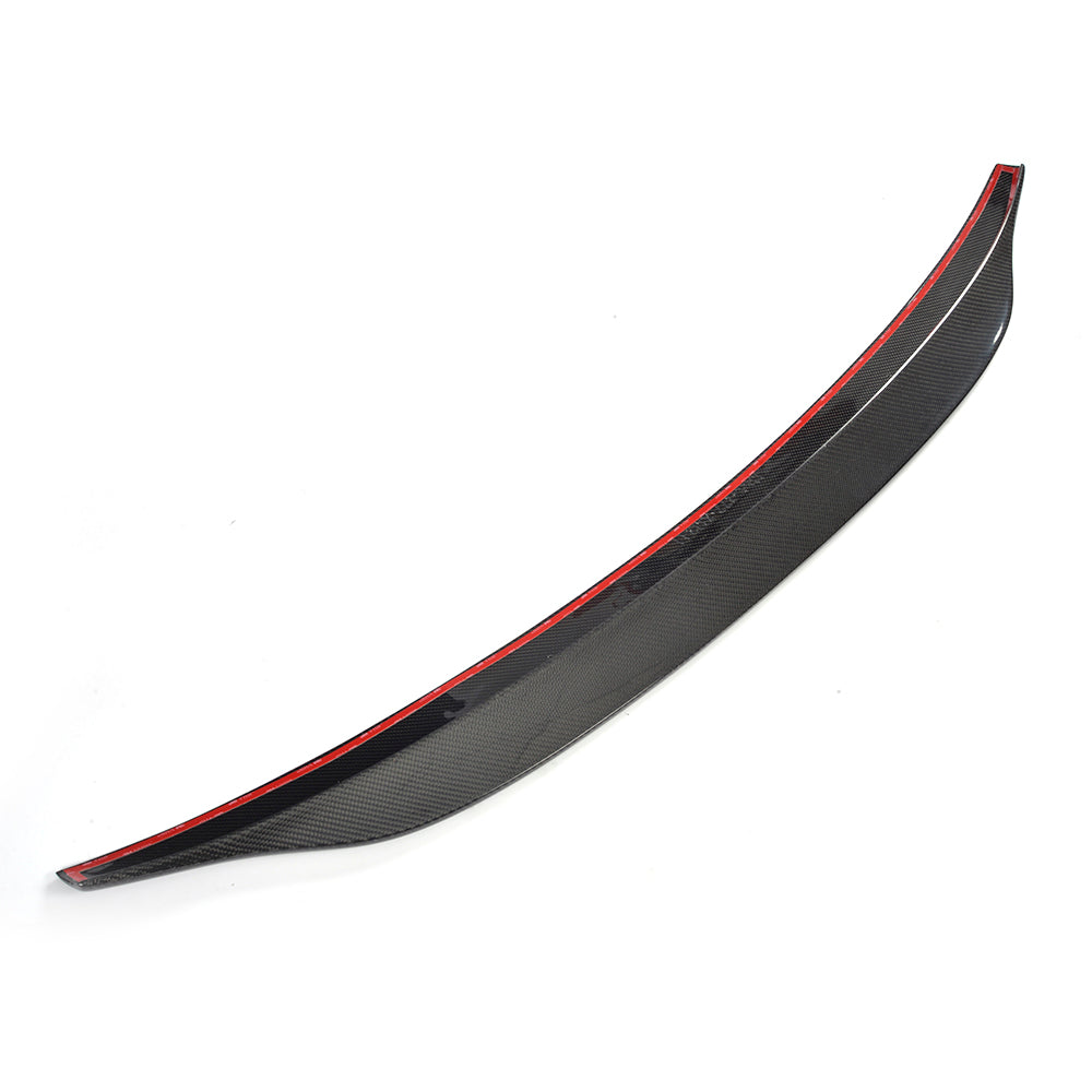 Kolfiber bakre Trunk Spoiler för Audi A4 B9 SLINE S4 Sedan 4-Dörrar 17-18 (Passar:A4)