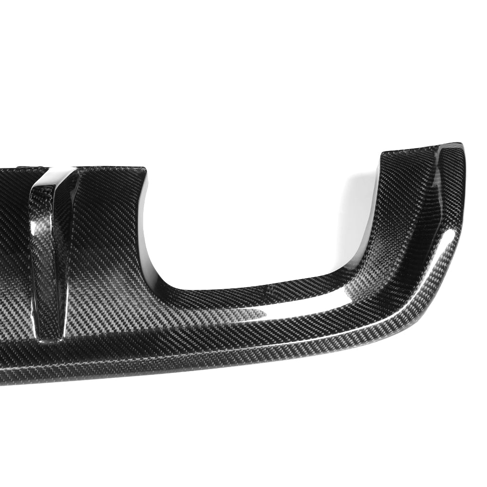 A3 carbon fiber rear BUMPER diffuser SPOILER (NON S-LINE / S3) 2014UP