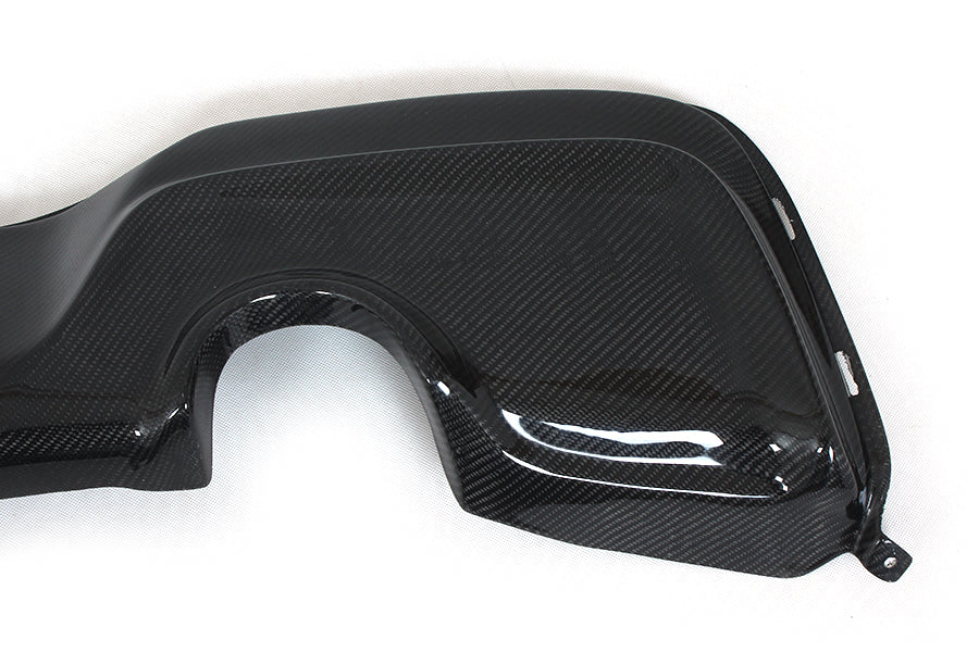 BMW F20 M performance carbon fiber rear diffuser single pipe dual outlet 12UP