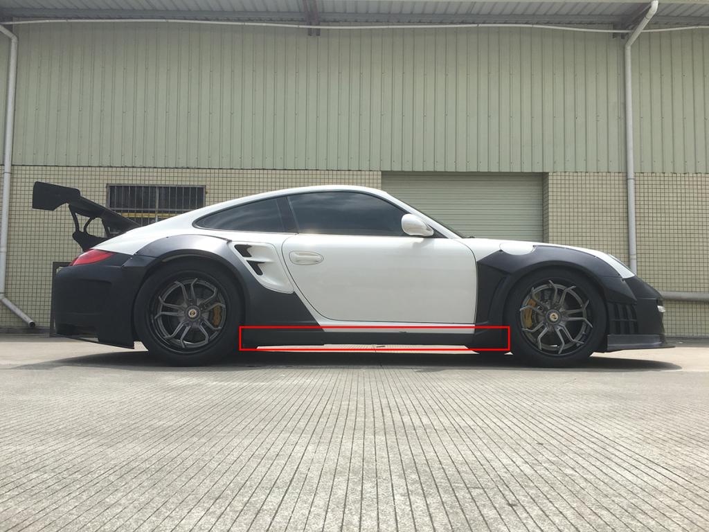 FRP Side skirts for Porsche 911(997) Turbo Turbo S 06-11