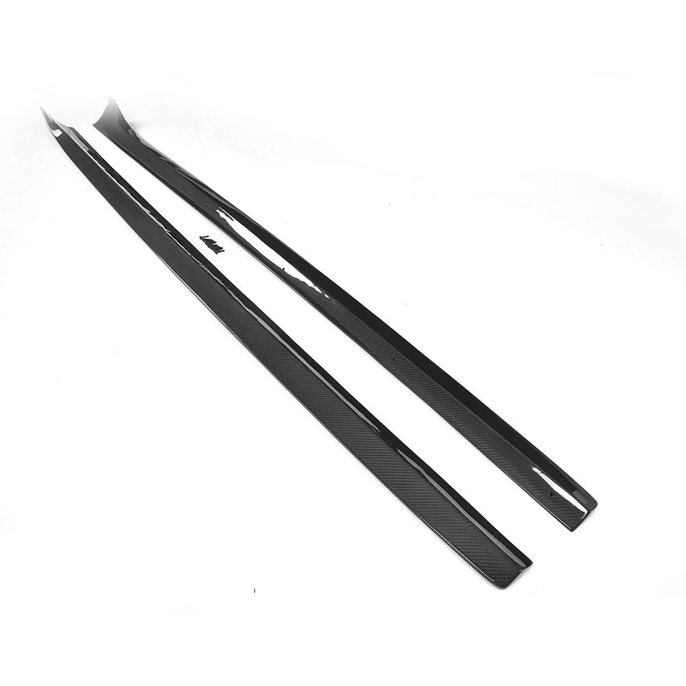 Carbon Fiber Side Skirts Extension for Audi A5 S5  08-16(Fits: A5 S5)