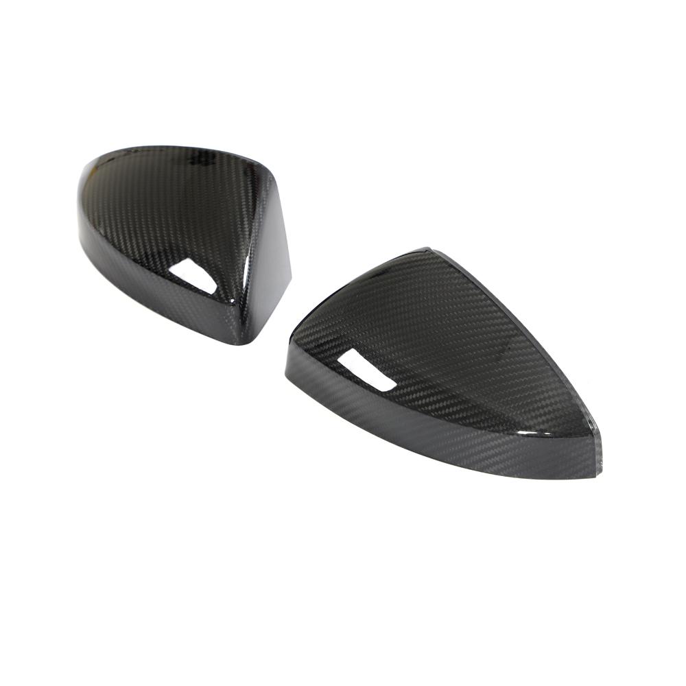 Dry Carbon Fiber Door Side Mirror Cover Cap for Audi R8 V10