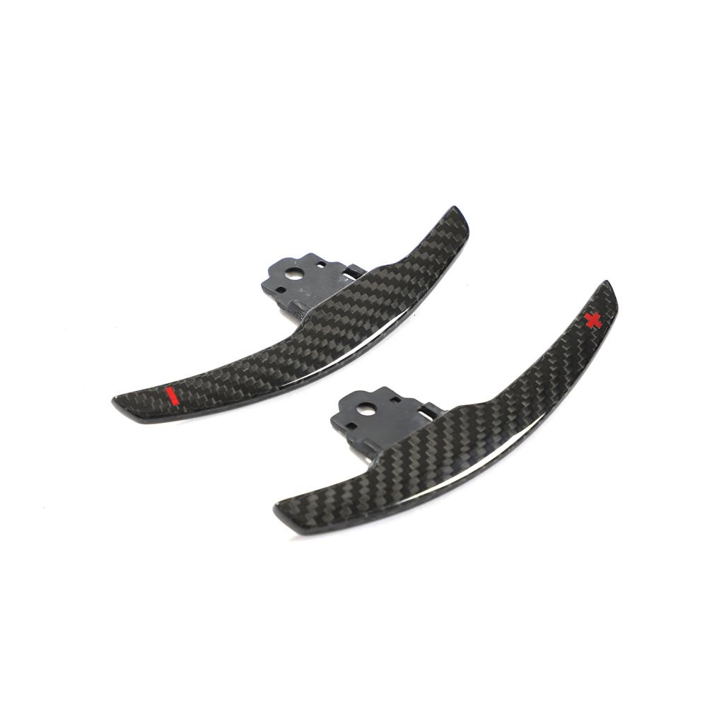 Dry Carbon Fiber M3 M4 Paddle Shifter Extensions Cover Trim for BMW M Model M2 M5 M6 2-Door 2012-2020